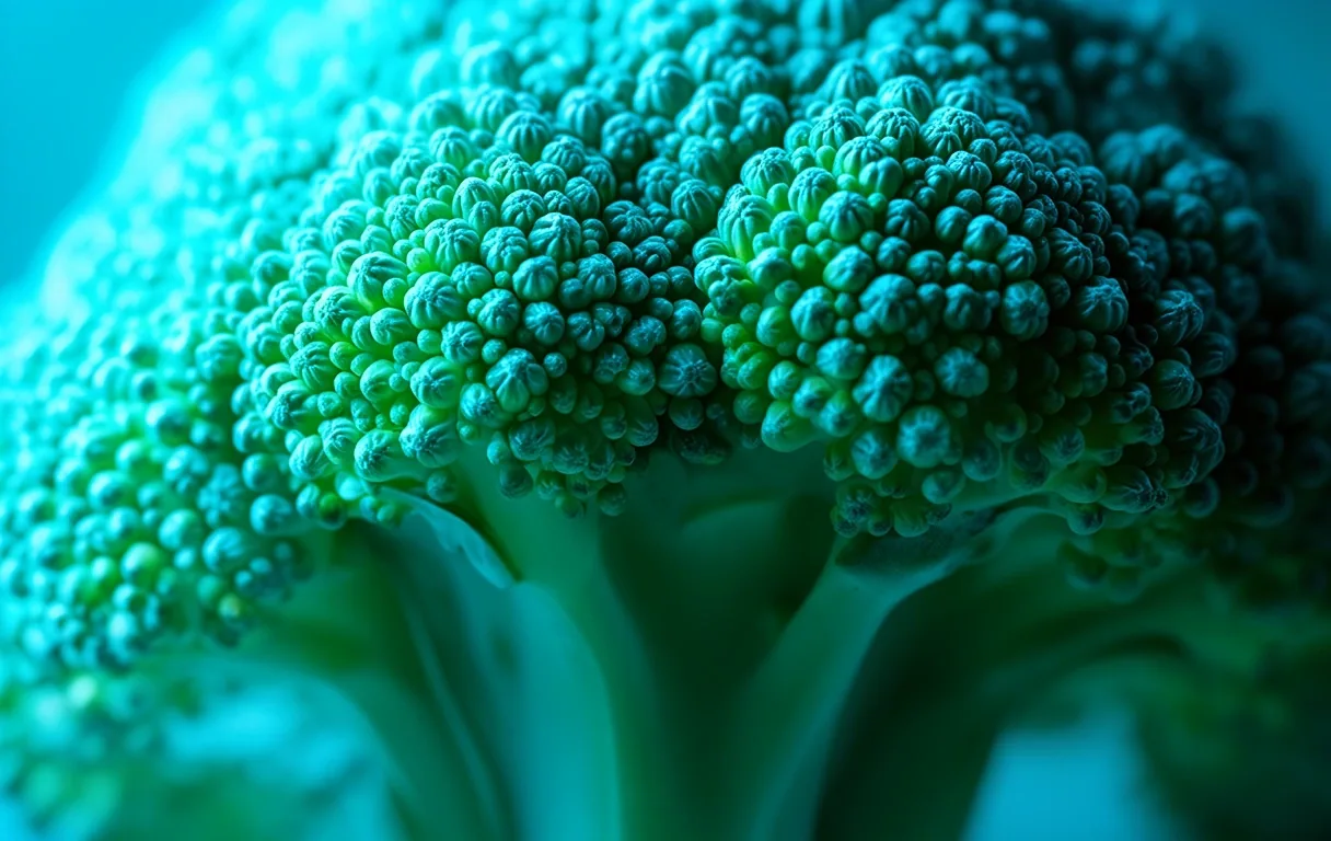 Intricate cellular structure of a vegetable