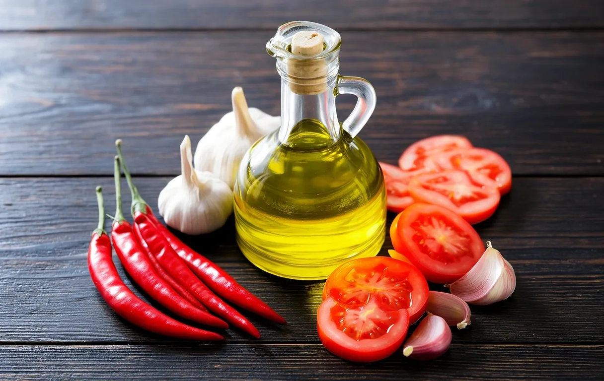 Mediterranean diet with Indonesian influence